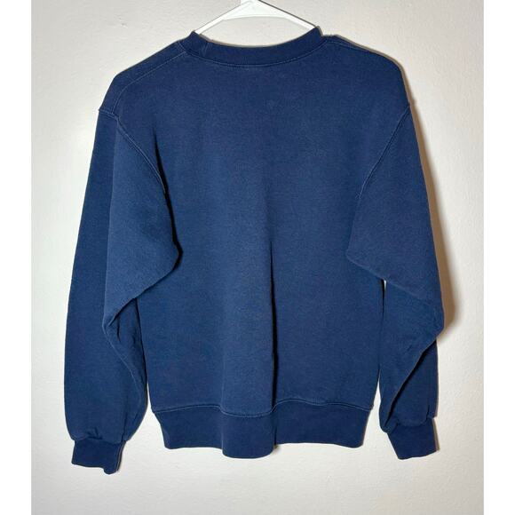 Vintage United States Navy Blue Crewneck Sweatshirt Soffe Sz S - Picture 5 of 8